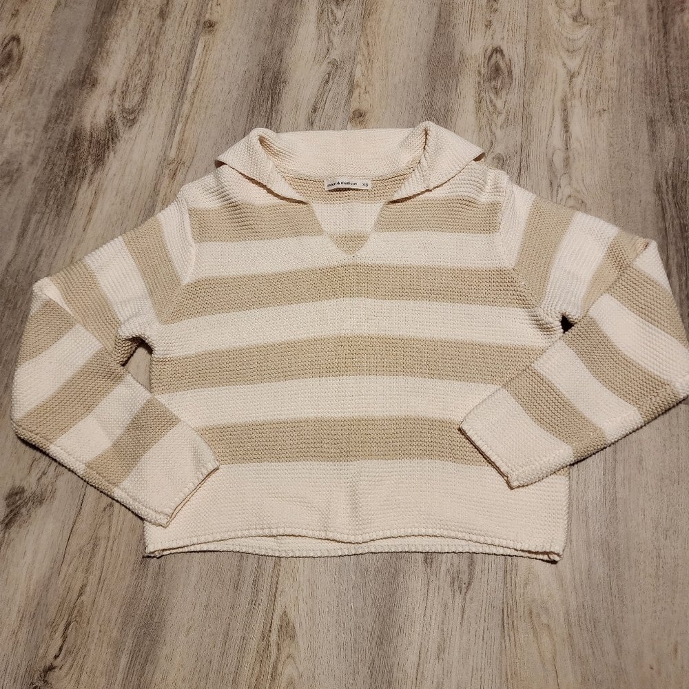 Striped Sweater Top